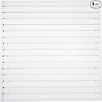 Slatwall Panel Garage Organizer Heavy Duty Wall Mounted, PVC Slat Panels Home by FRAYSCENT