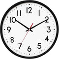 HZDHCLH Wall Clock Black, Silent Wall Clocks Battery Operated 12 Inch Modern by HZDHCLH