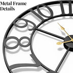 Cuspin Large Wall Clock, 20 Inch Wall Clocks - Image 3