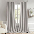 MIULEE Stone Back Tab Blackout Curtains 102 Inch Long 2 Panels Set - Image 8