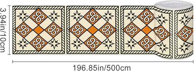 HOMETITUTE Wallpaper Border Peel and Stick Decorative Wall Trim Self Adhesive - Image 3