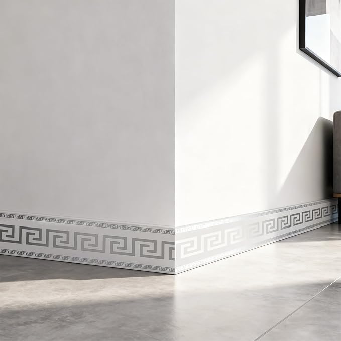 Peel and Stick Wallpaper Borders, Waterproof Self-Adhesive PVC Foam Wall Base - Image 2