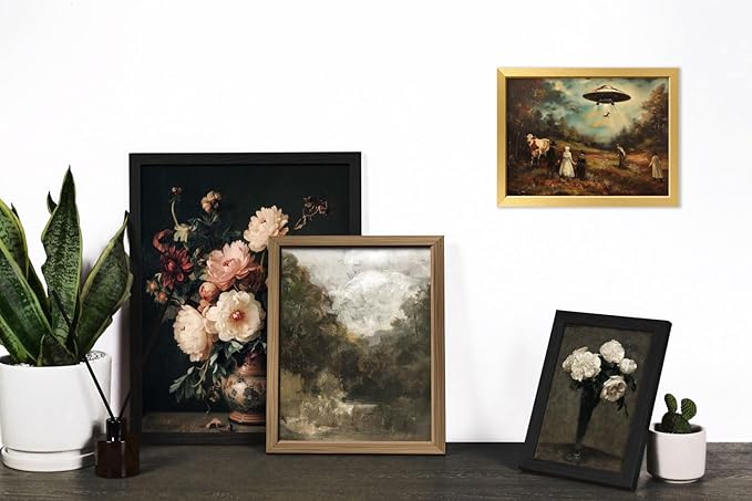 16 PCS Framed Vintage Wall Art Decor, Moody Victorian Gothic Dark Academia - Image 5