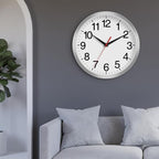 Rohioue 12 Inch Wall Clock Modern Battery Operated Silent Non Ticking Analog - Image 5