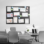 MaxGear Large Felt Bulletin Board 36" x 24", Cork Board Alternative, 6 Pack - Image 8