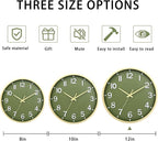 Wall Clocks Battery Operated 12 inch Modern Wall Clock, Silent Non Ticking Wall - Image 4