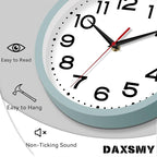 Roymnie Wall Clock Silent Non-Ticking Modern Clock Battery Operated 12 Inch - Image 5
