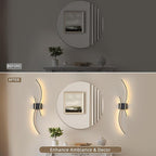 Battery Operated Wall Sconces Set of 2, Dimmable Modern LED Rechargeable Wall - Image 6