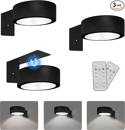 3-Pack Battery Operated Picture Light Magnetic Painting Light by Xuolder