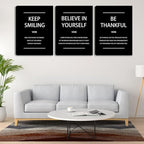 Modern Motivational Affirmation Wall Art Inspirational Encourage Canvas Poster - Image 6