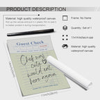 PDFI Trendy Kitchen Wall Art Guest Check Prints Chef Was Cute Would Eat Here - Image 2