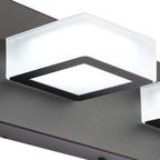 Ralbay Modern Black Vanity Lights Fixtures 6 Lights Acrylic Modern LED Matte - Image 2
