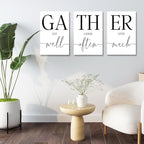 GUBIYU Rustic Farmhouse Wall Art Set of 3 - Image 2