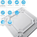 Art3d Drop Ceiling Tiles 24x24 in White, Wainscoting Panels Glue Up 2x2 - Image 7
