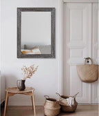 AAZZKANG Wall Mirror with Rectangle Wood Frame Large 26"x18" Rustic Decorative - Image 5
