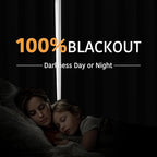 RYB HOME Extra Wide 100% Blackout Patio Door Curtain 96 inch Long, Grommet Room - Image 3