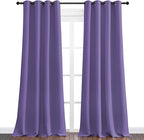 NICETOWN Lilac Purple Blackout Curtains 90" Long - Image 2