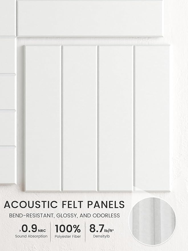 Bumusty Large Cork Board Alternative-48 x 36" Felt Bulletin Board Tiles - Image 3