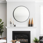 USHOWER Bathroom Mirrors for Over Sink, 30 Inch Circle Mirror - Image 8