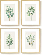 Framed Minimalist Sage Green Botanical Wall Art - Image 8