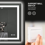LOAAO 40"X38" LED Bathroom Mirror - Image 7