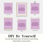 Locomiss Purple Christian Wall Art Decor Posters, Modern Bible Verse Prints - Image 6