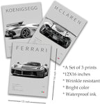 CSLGQGV Car Poster Vintage Racing Car Wall Art Supercar Canvas Prints Painting - Image 4