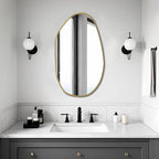 BOMINICA Irregular Wall Mirror Asymmetrical Mirror, Decorative Wall Mirror - Image 2
