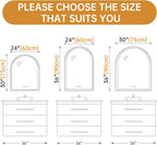30"x36" Arched LED Mirror for Bathroom, Brushed Gold Lighted Bathroom Mirror - Image 8