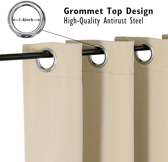 ChrisDowa Small Window Curtains 40 inches Long - Image 2
