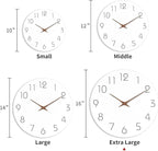 Mosewa Large Wall Clock Battery Operated 16 Inch White Silent Non Ticking - Image 3
