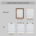 Yaasilinage Daily Reminder Positive Canvas Wall Art, Positive Affirmations Wall - Image 2