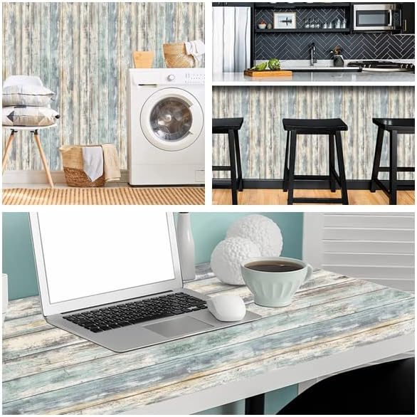 Arthome 17x78.7'' Rustic Wood Contact Paper Peel and Stick Self-Adhesive - Image 5