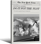 Black and White Fashion Hot Girl Poster Fun Do It by Unknown