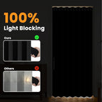 AJAZZ Blackout Door Curtains for Doorways - Image 5