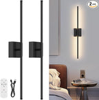 Battery Operated Wall Sconce Set of Two by JZEKVN