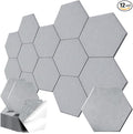 12 Pack Hexagon Acoustic Panels, Self-Adhesive Sound Deadening Panels, Sound by Junwisun