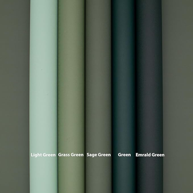 Yancorp 16"x120" Matte Emrald Green Peel and Stick Wallpaper Removable Contact - Image 7