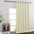 NICETOWN Blackout Sliding Glass Door Curtain, Thermal Insulated Grommet Room - Image 2