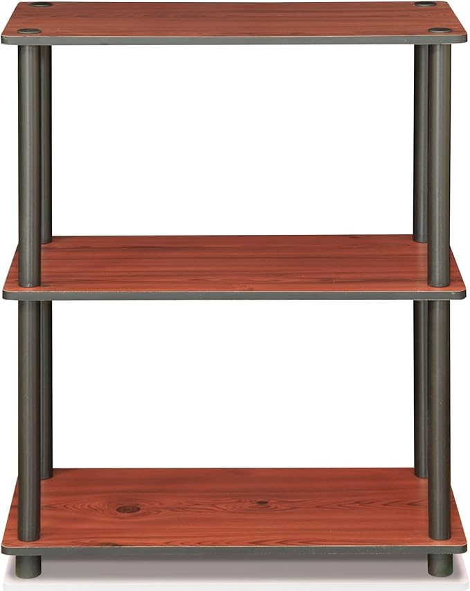 Furinno TURN-N-TUBE Storage Shelves, 3-Tier Book Shelf, Corner Shelf, Toolless - Image 9