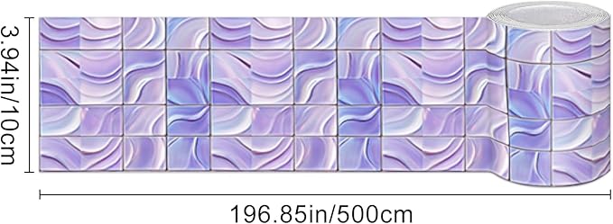 HOMETITUTE Wallpaper Border Peel and Stick Decorative Wall Trim Self Adhesive - Image 3