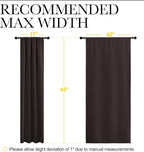 NICETOWN Blackout Curtain Panels 45 inches Long - Image 7