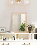 AAZZKANG Rustic Mirrors for Wall Rectangle Wood Frame Mirror Decorative for - Image 4
