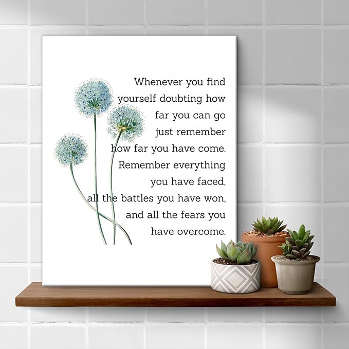 Motivational Quotes Wall Art Decor, Inspirational Graduation Decor Gift - Image 4