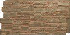 EverStone Cascade Faux Stone Panel, 48 5/8"W x 24 3/4"H x 1 1/4"D, Iron Mill by EkenaMillwork