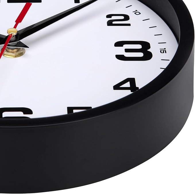 14 Inch Wall Clock Silent Non-Ticking Modern Clocks Battery Operated Large - Image 3