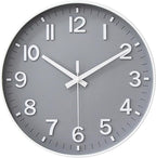 HZDHCLH Wall Clocks Battery Operated, Wall Clock Gray, 12 inch Wall Clock by HZDHCLH