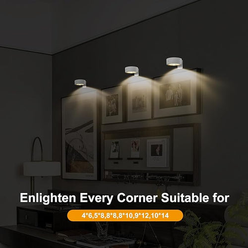3-Pack Battery Operated Picture Lights Magnetic Painting Light - Image 2