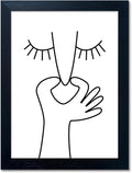Framed Black and White Bathroom Wall Decor Funny Bathroom Wall Art Bad Smell by Melpa+Art
