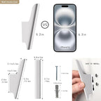 Wood Wall Hooks 4 Pack Coat Hooks Wall Mount White Wooden Hooks - Image 3